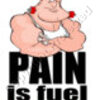 Dumbbell pain is fuel