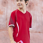 Kids Cooldry Razor V Neck Tee (Clearance)